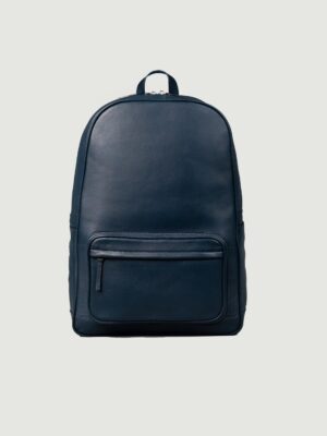 The Philos Midnight Blue Leather Backpack