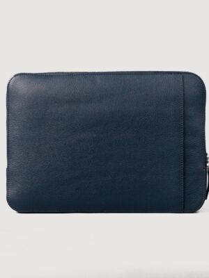 The Baxter Midnight Blue Leather Laptop Sleeve