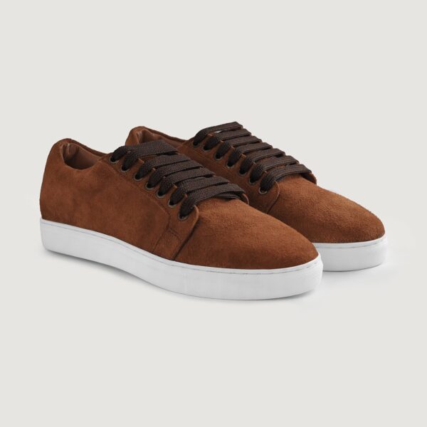 Murphy Low Top Brown Suede Sneakers