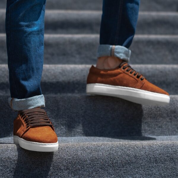 Murphy Low Top Brown Suede Sneakers