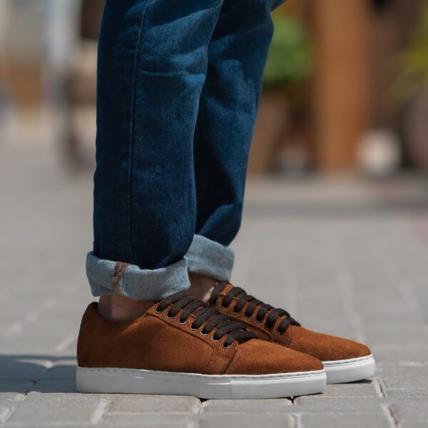 Murphy Low Top Brown Suede Sneakers