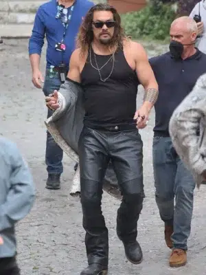 Jason Momoa Mens Leather Pants