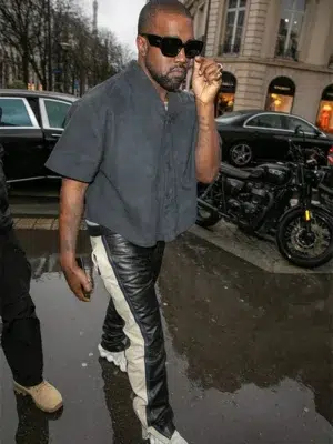 Kanye West Mens Leather Pants